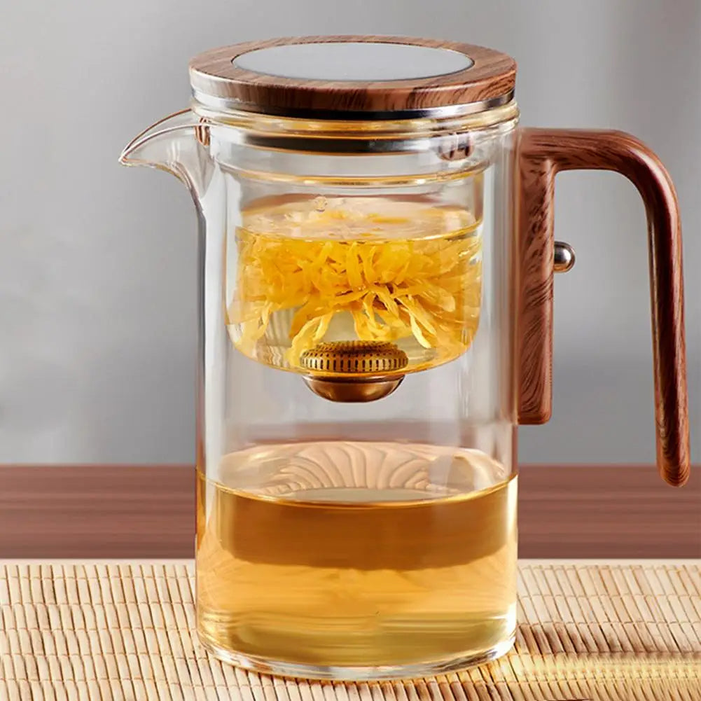 Elegant Glass Teapot with Infuser for Perfect Brewing
