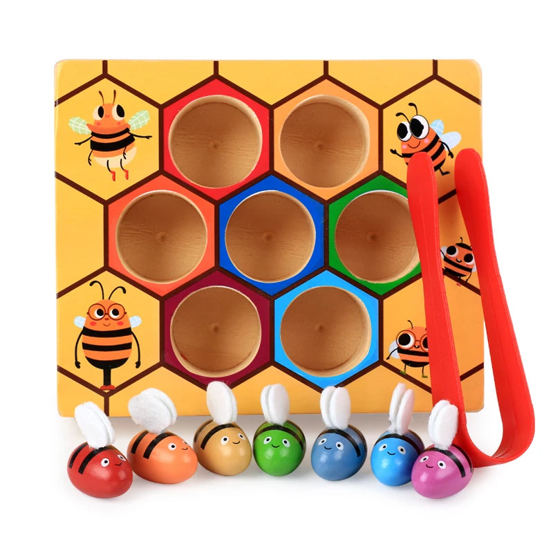 Colorful Hive Matching Game for Early Learners