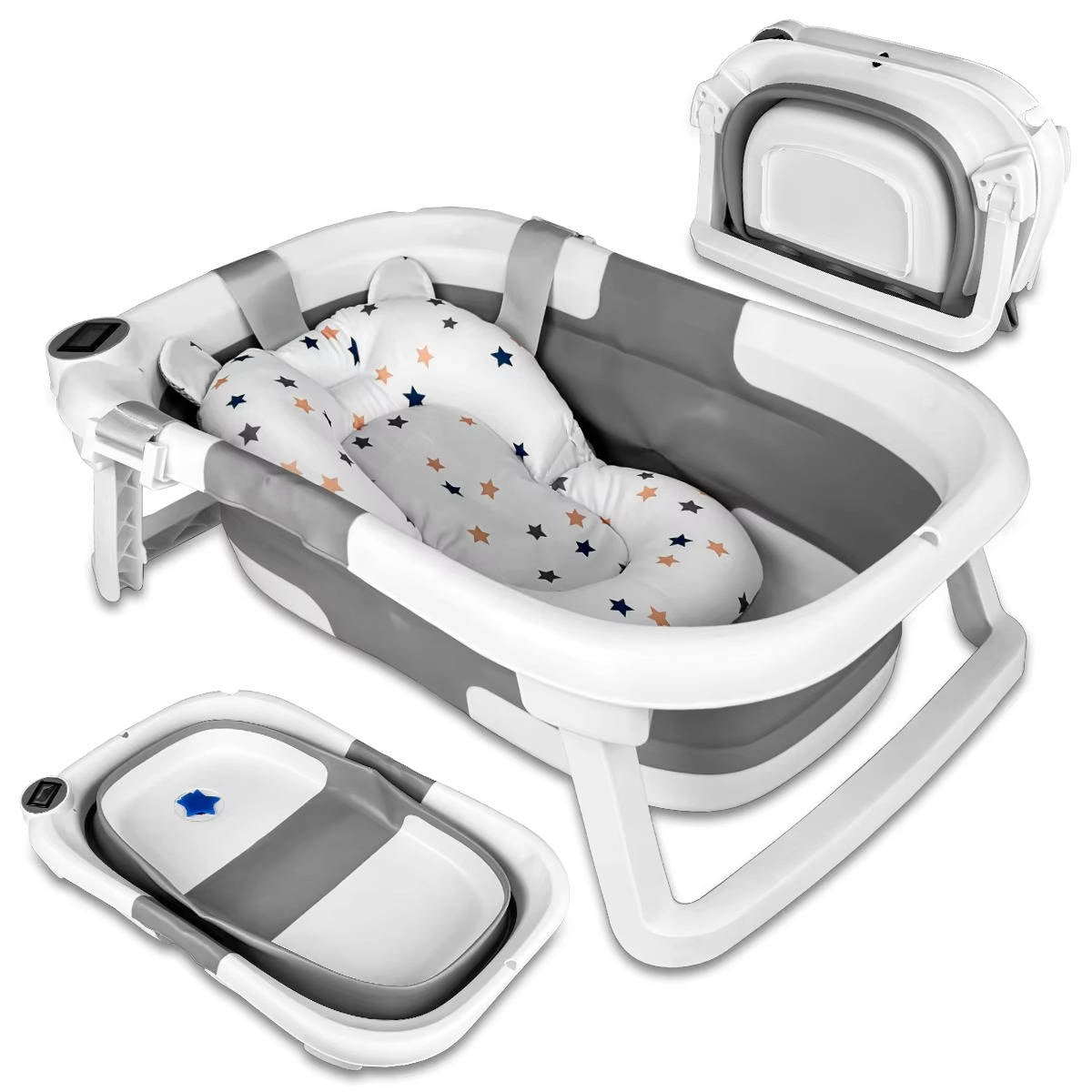 Compact and Versatile Baby Bathing Solution