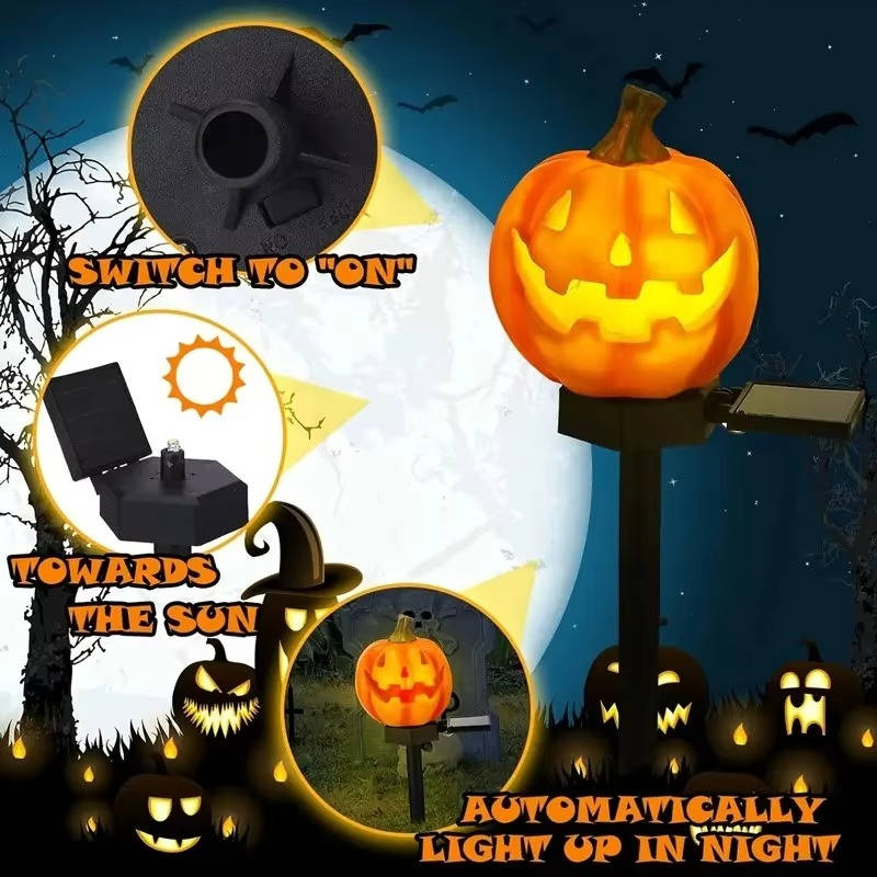Enchanting Pumpkin Pathway Illuminators for Halloween