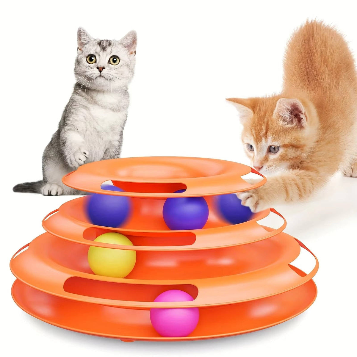 Exciting Multi-Level Cat Play Station