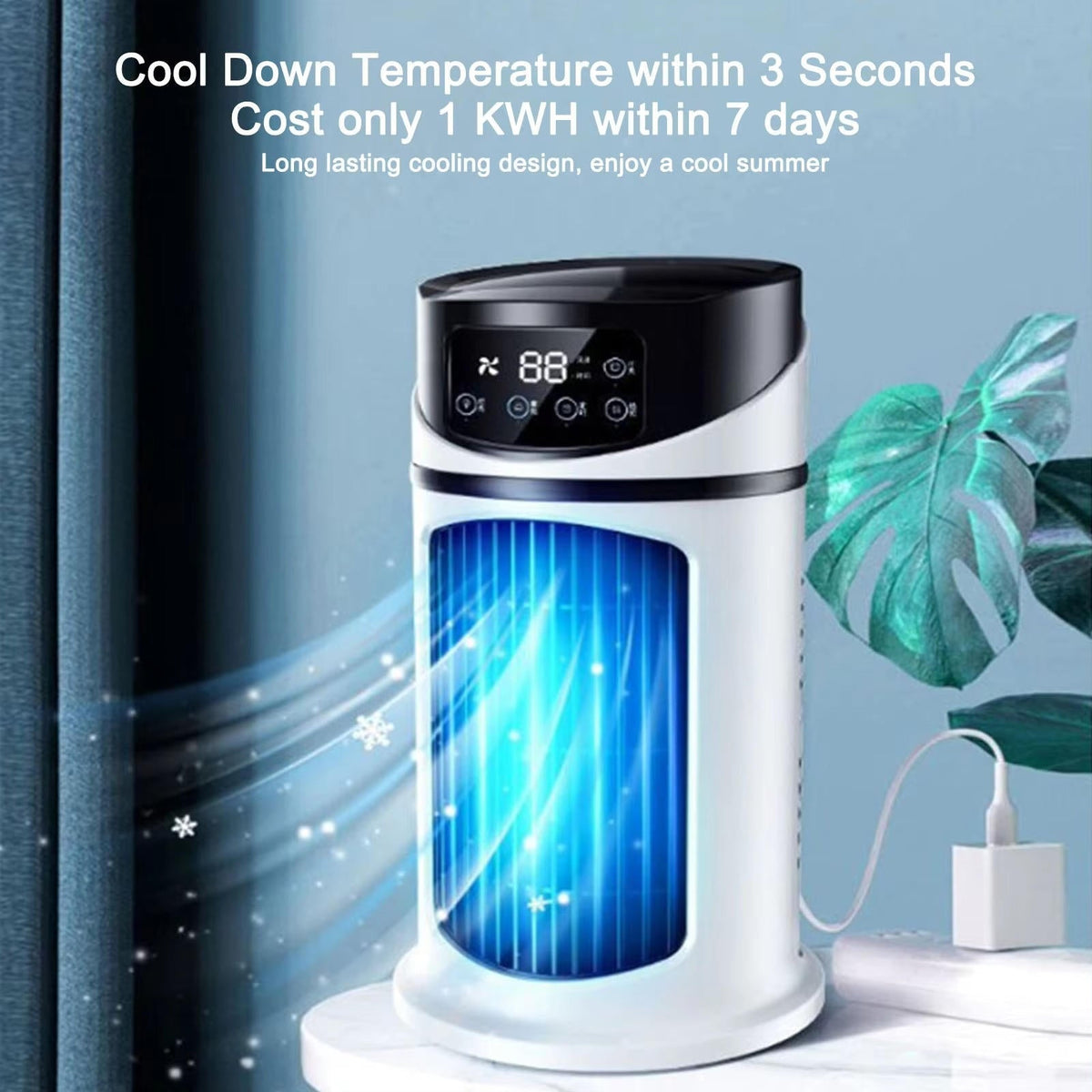 Compact Personal Air Cooler for Instant Comfort