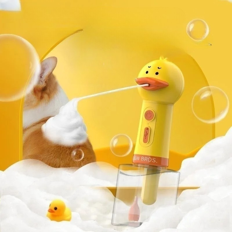 Effortless Pet Bathing Foam Dispenser for Dogs