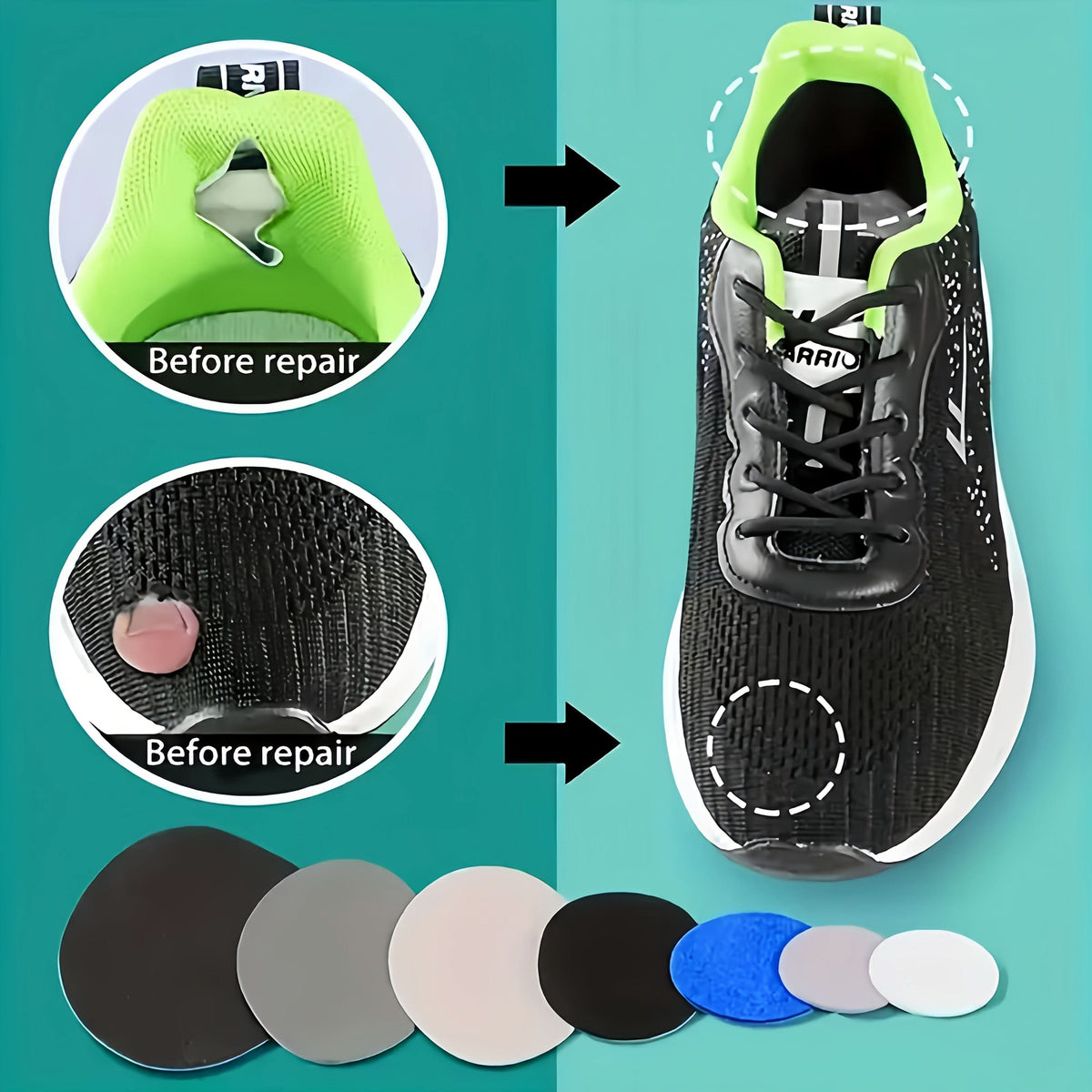 ShoeGuard – Self-Adhesive Patches for Effortless Footwear Care
