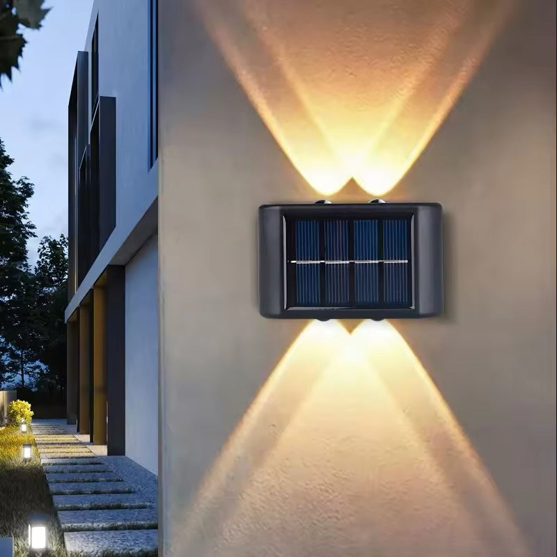 Eco-Friendly Solar-Powered LED Outdoor Wall Light