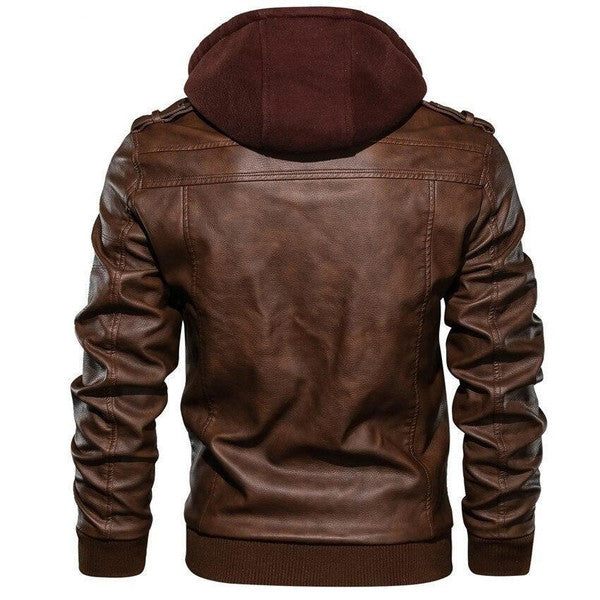 Classic Men's Motorcycle Jacket for Everyday Adventures