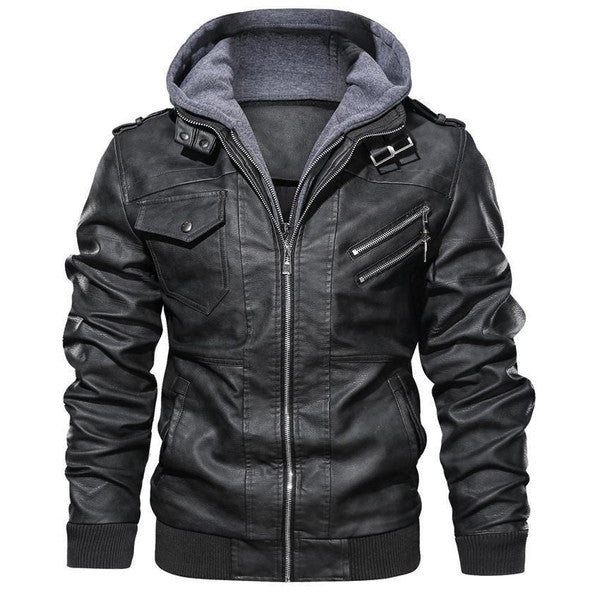 Classic Men's Motorcycle Jacket for Everyday Adventures