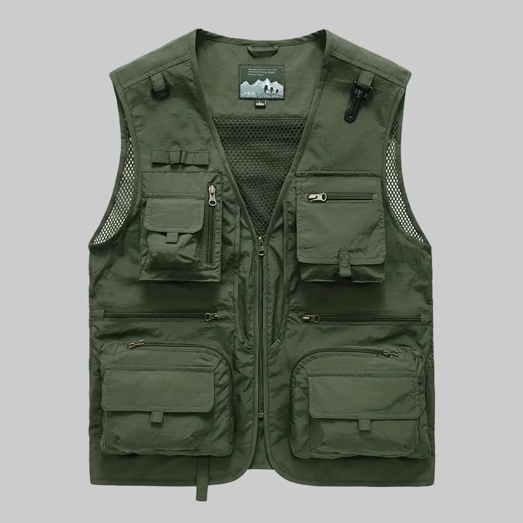 ExplorerPro – Versatile Outdoor Vest with Secure Zippered Pockets