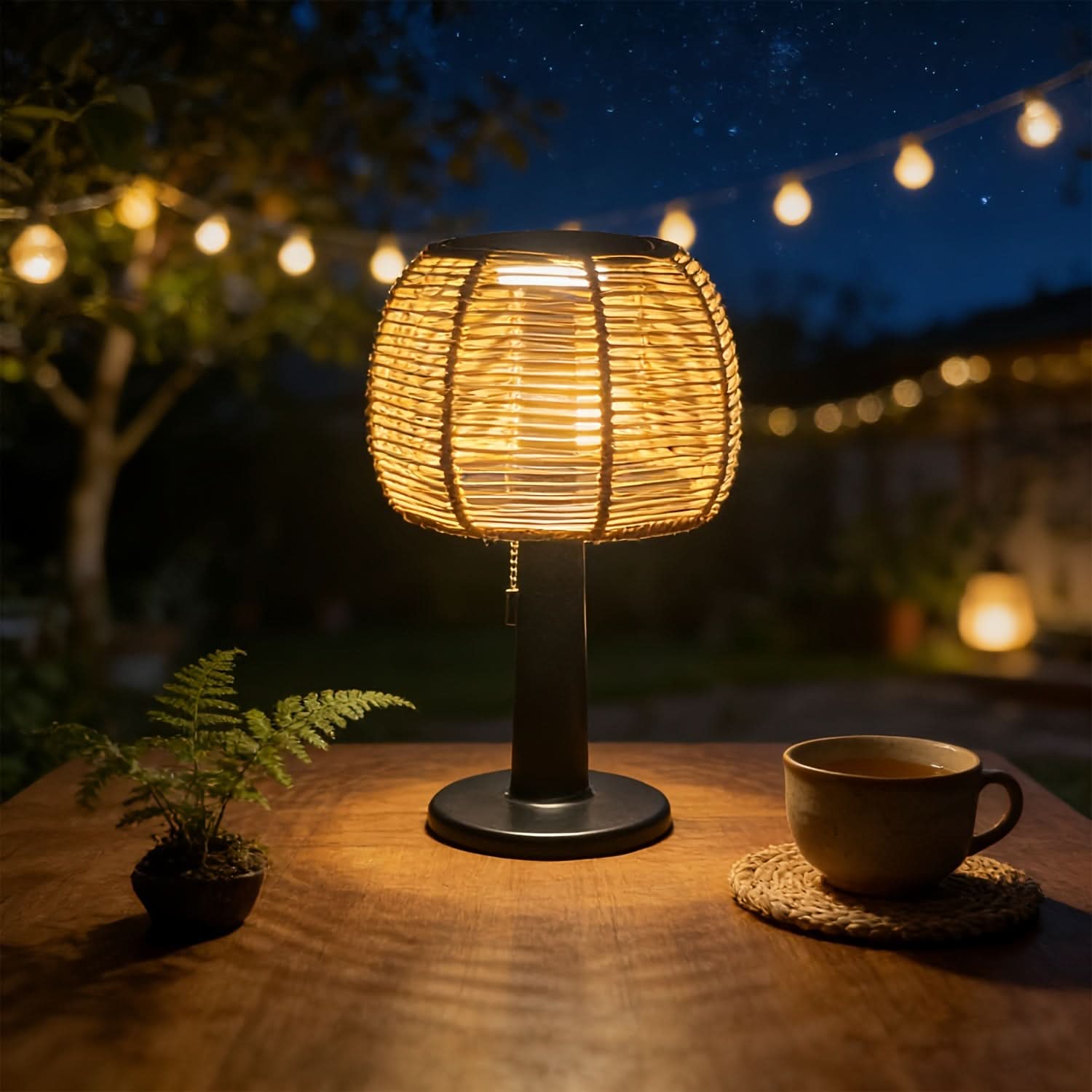 RadiantGlow – Vintage Solar Outdoor Lantern