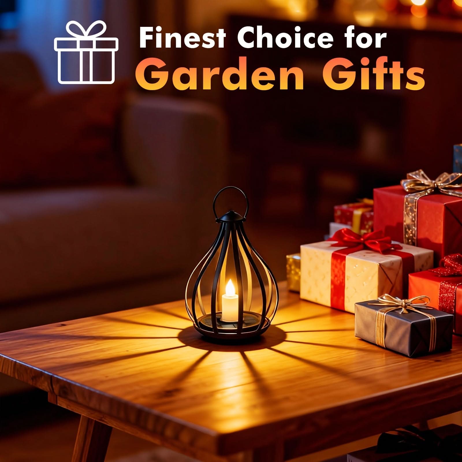 SolaraGlow – Elegant Solar-Powered Hanging Lantern