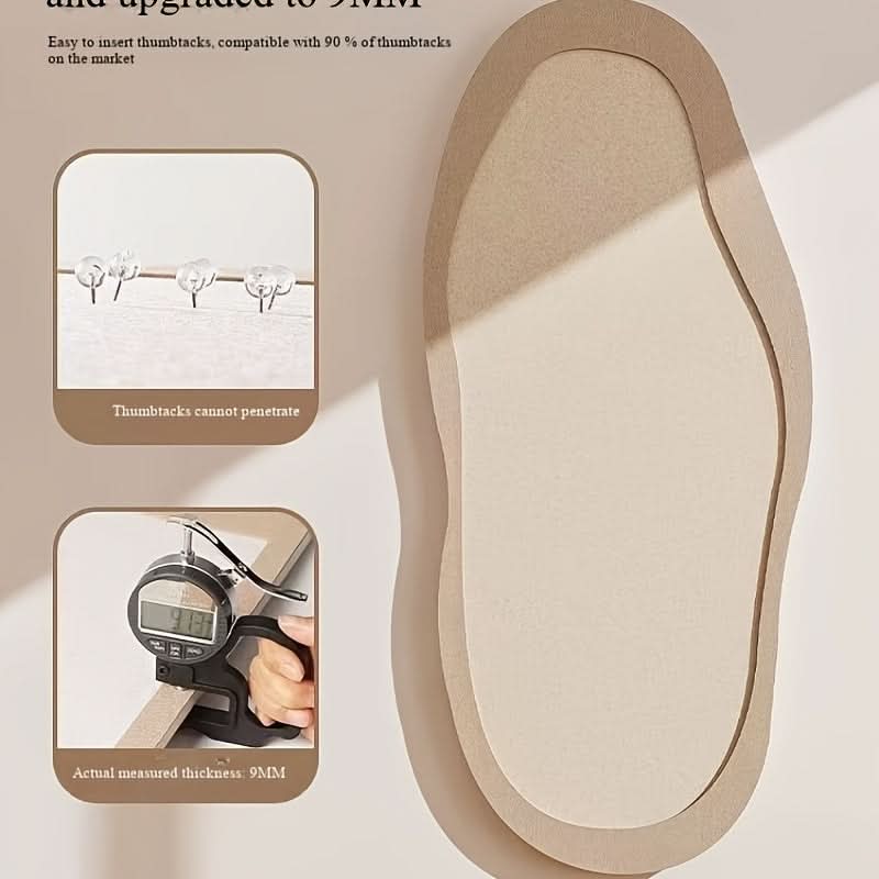 FeltFusion – Stylish Geometric Wall Organizer for Notes & Photos