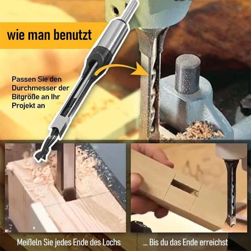 Precision Square Drill Bit Collection – Stainless Steel Excellence