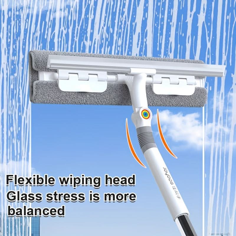 ClearView Pro – 360° Versatile Glass Cleaning Tool with Extended Handle