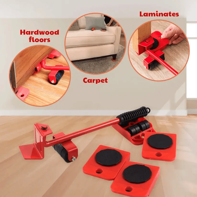 Furniture Mover Kit - Effortless Heavy Lifting