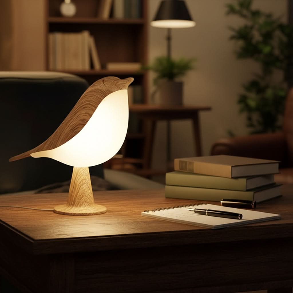 Aviary Glow – Elegant Bird Lamp for Seasonal Home Ambiance