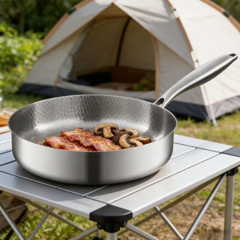 CulinaryEase – Premium Stainless Steel Non-Stick Frying Pan