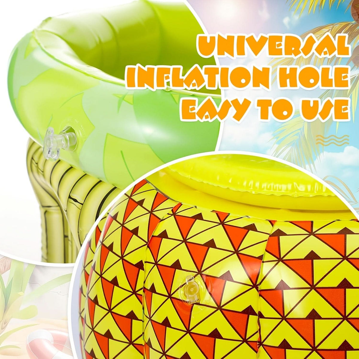 Paradise Oasis - Inflatable Drink Cooler Duo