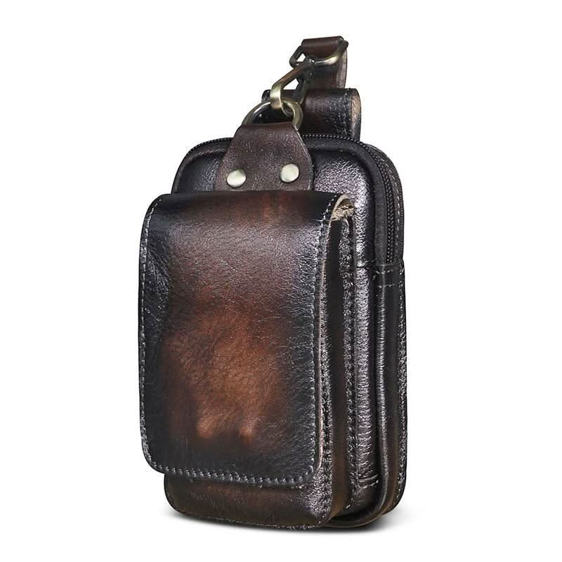 HeritageCraft – Premium Leather Travel Waist Bag