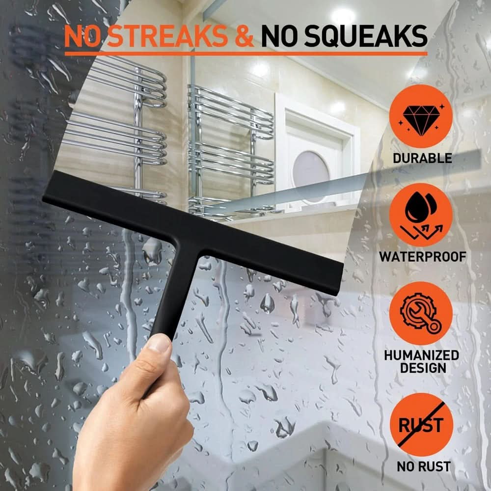 AquaGlide – Premium Silicone Shower Squeegee for a Crystal Clear Finish