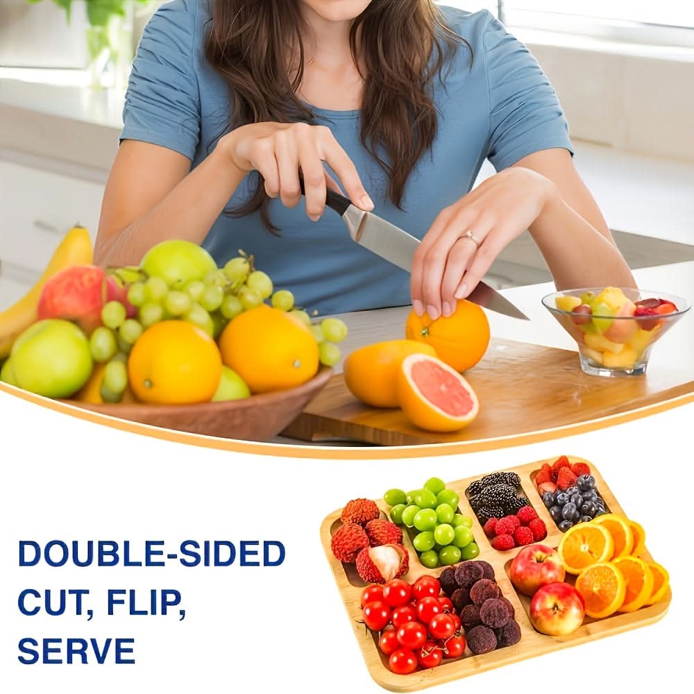 Eco-Friendly Snack Organizer with Lid for Effortless Serving