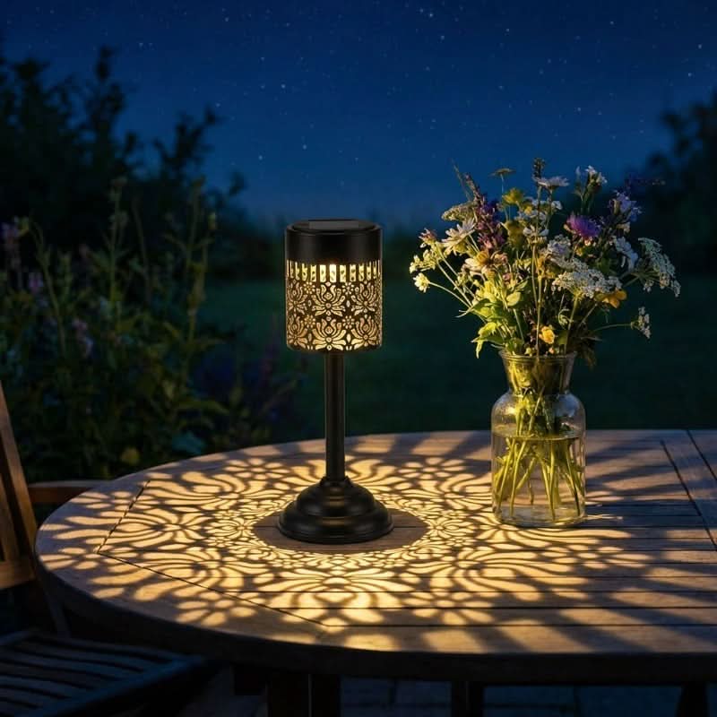 Luminara – Solar-Driven Floral LED Garden Light