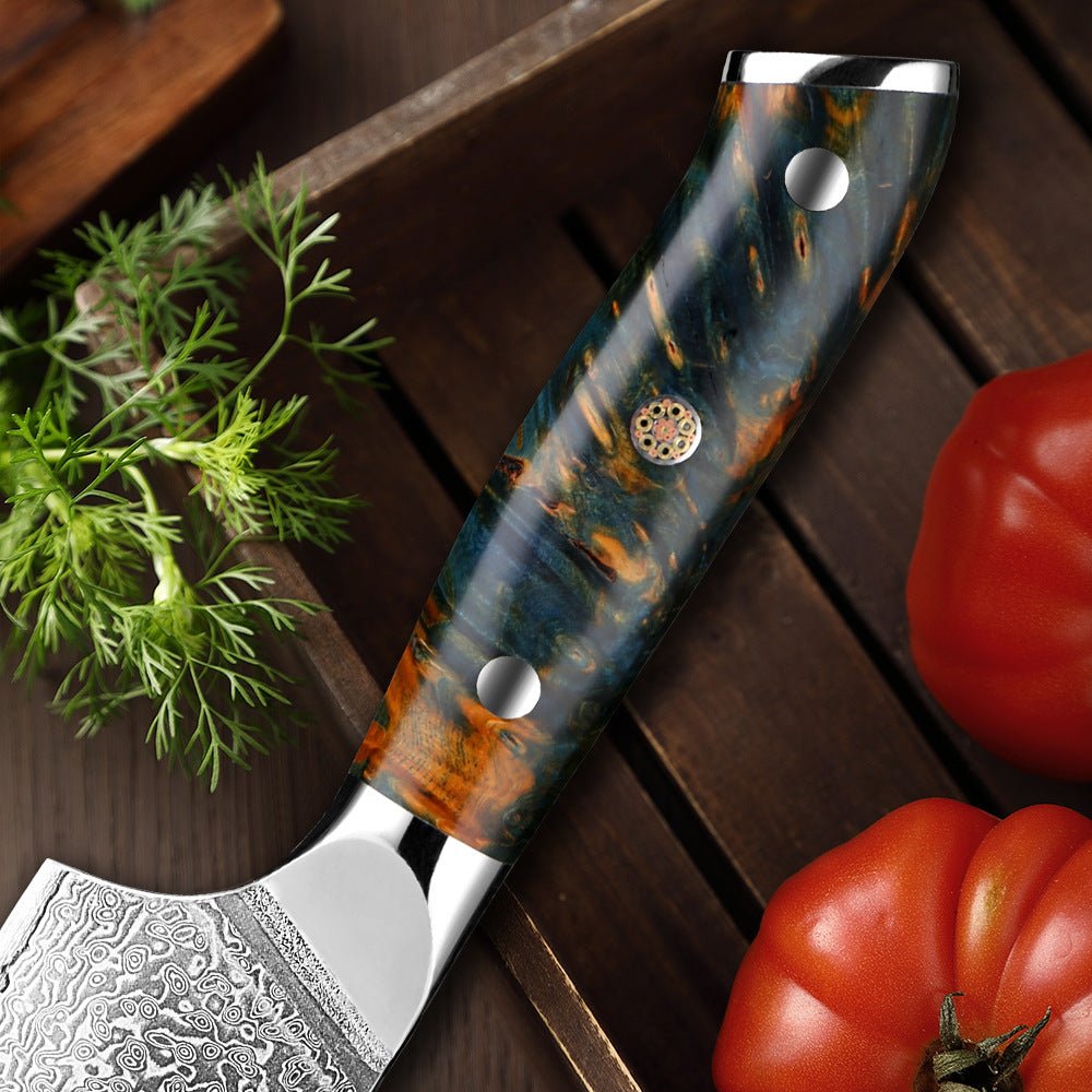 Damascus Steel Knife Set – Japanese Style