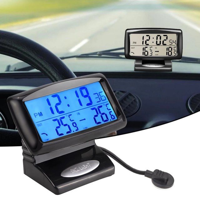 Smart Car Temperature & Time Display