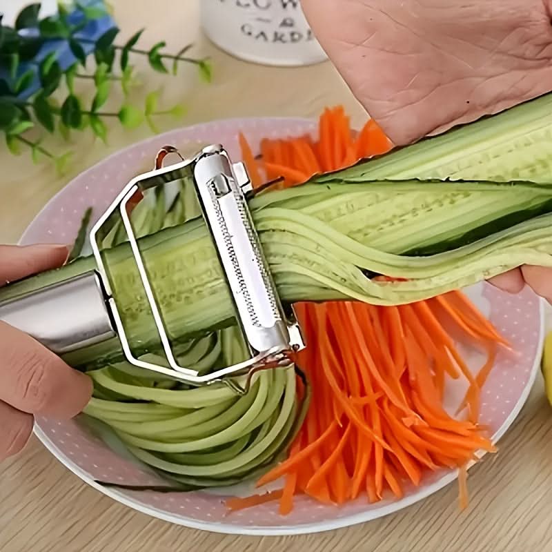 PrecisionPro – Stainless Steel Vegetable Peeler & Slicer