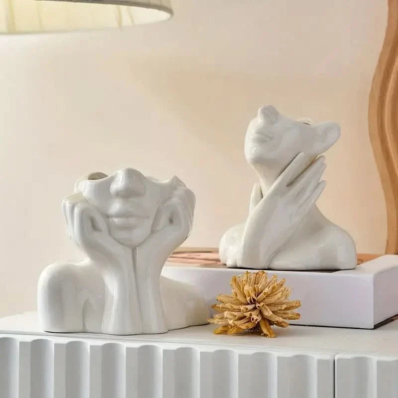 Artistic Ceramic Vase for Striking Home Decor