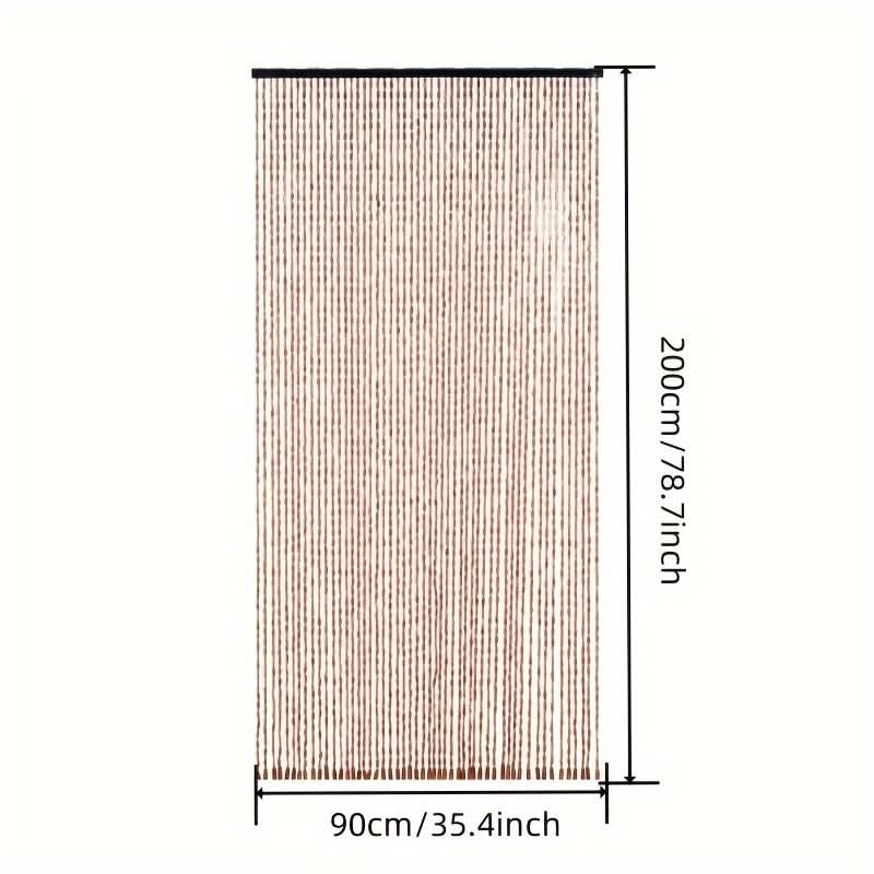 TranquilBreeze – Elegant Bamboo Curtain for Versatile Spaces