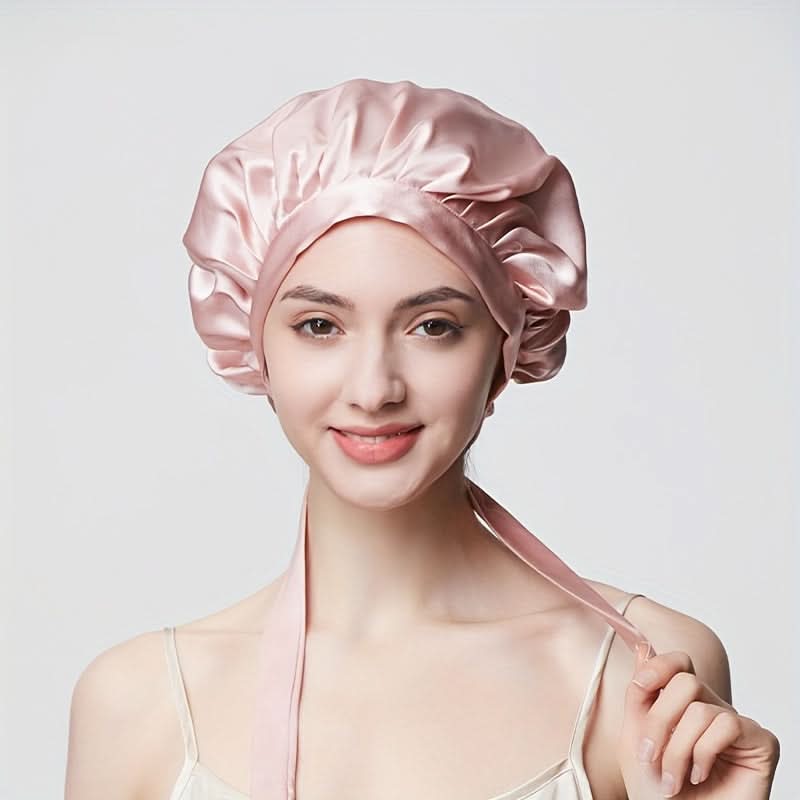 SilkDream Adjustable Sleep Bonnet for Hair Protection