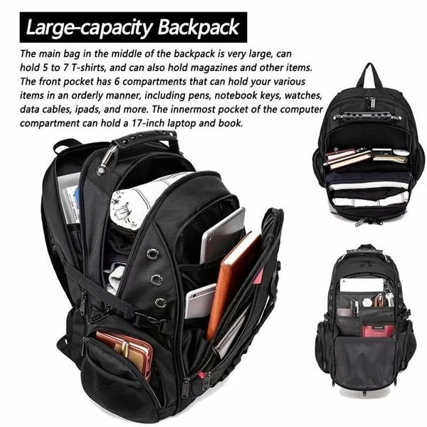 Secure and Spacious Travel Backpack for Adventurers