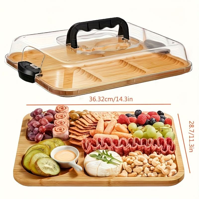 Elegant Covered Cheese Platter for Entertaining