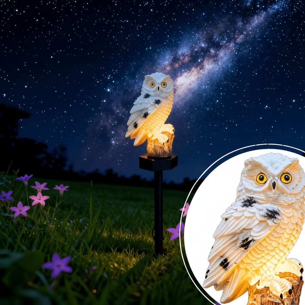 LunaGuard – Solar Owl Decorative Light for Your Garden