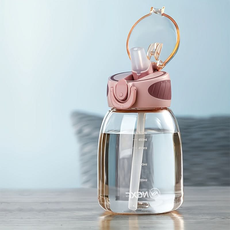 AquaMate – Sleek Leakproof Travel Water Bottle with Straw