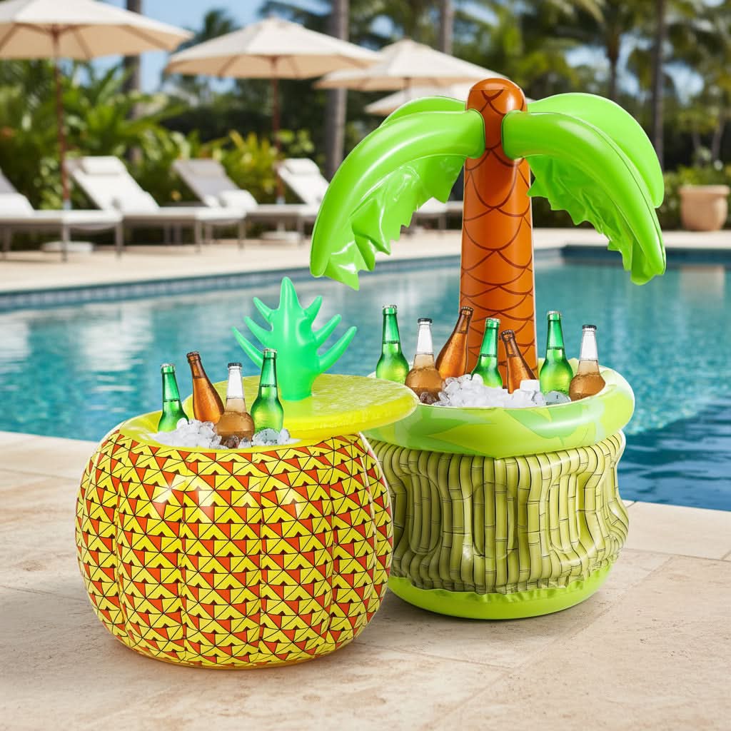 Paradise Oasis - Inflatable Drink Cooler Duo