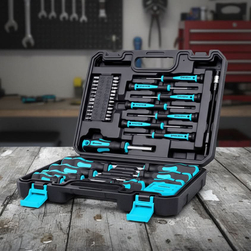 PrecisionPro – 43-Piece Magnetic Screwdriver Set for All Tasks