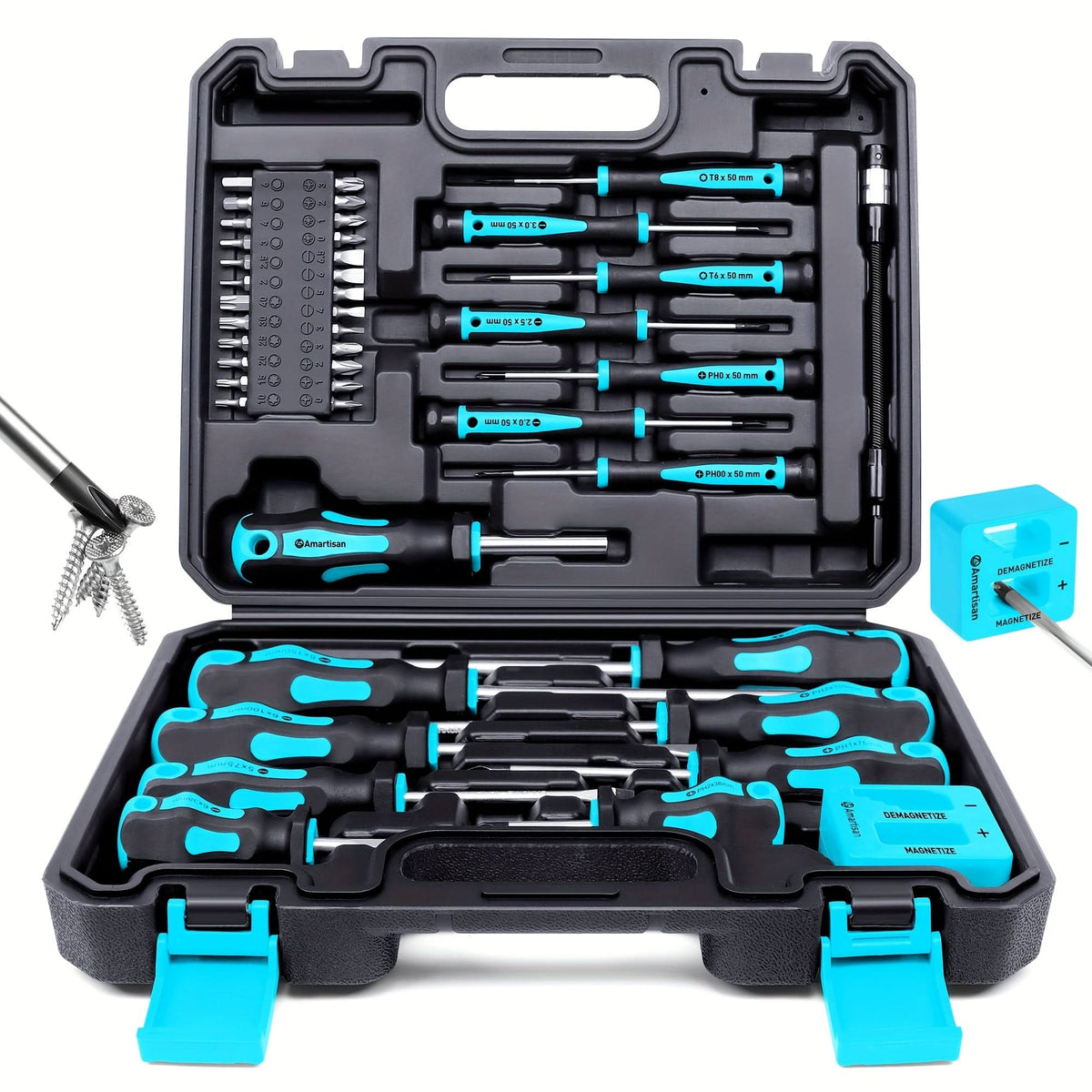 PrecisionPro – 43-Piece Magnetic Screwdriver Set for All Tasks
