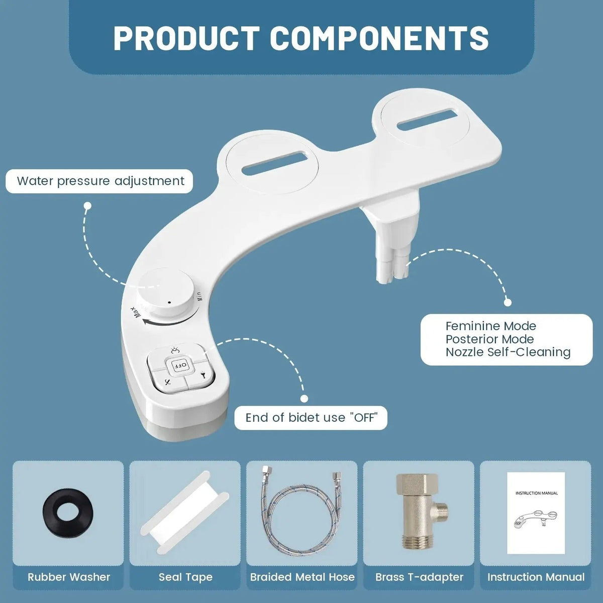 Smart Toilet Bidet System for Ultimate Cleanliness