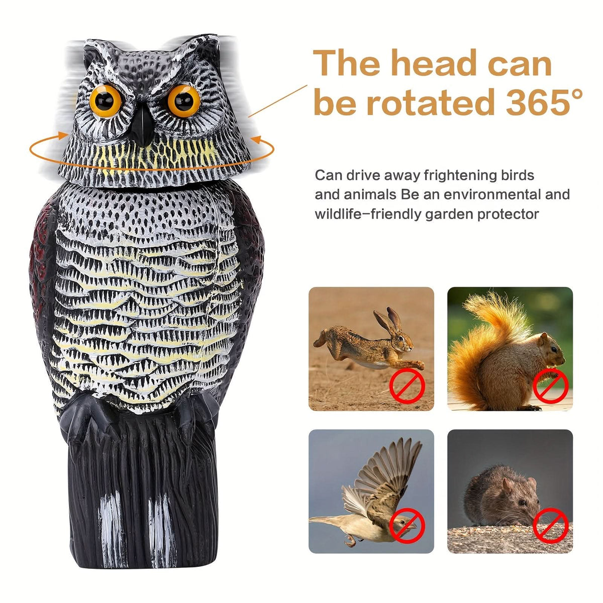 Guardian Owl: Realistic Decoy for Effective Bird Control