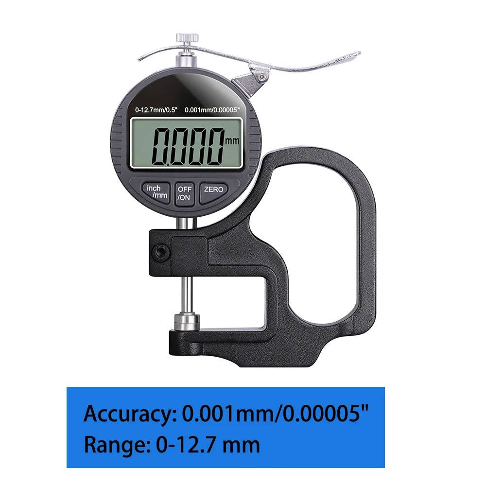 Precision Thickness Meter for Paper, Fabric, and Metal
