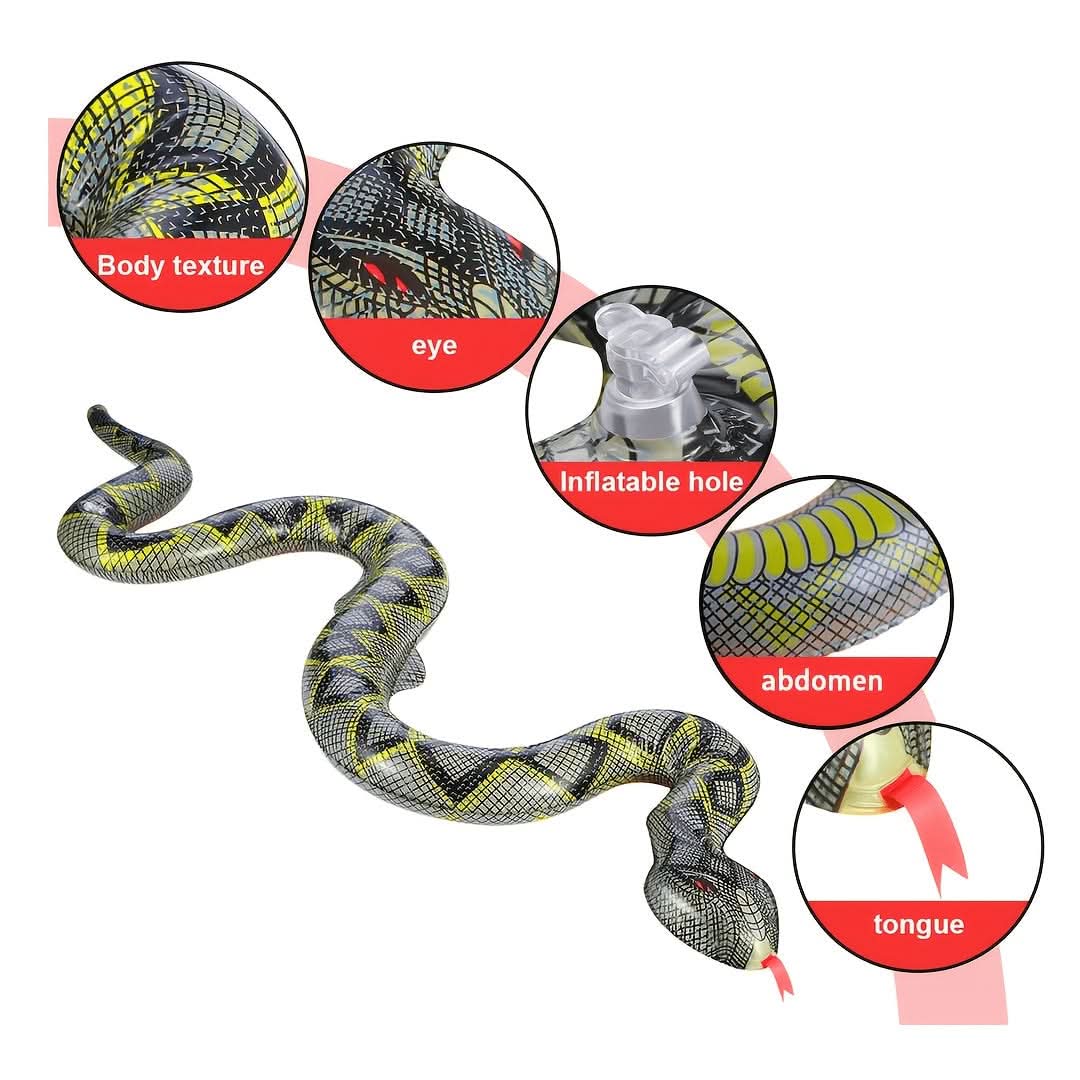 JungleJoy – Fun Inflatable Snake Decor for Summer Parties