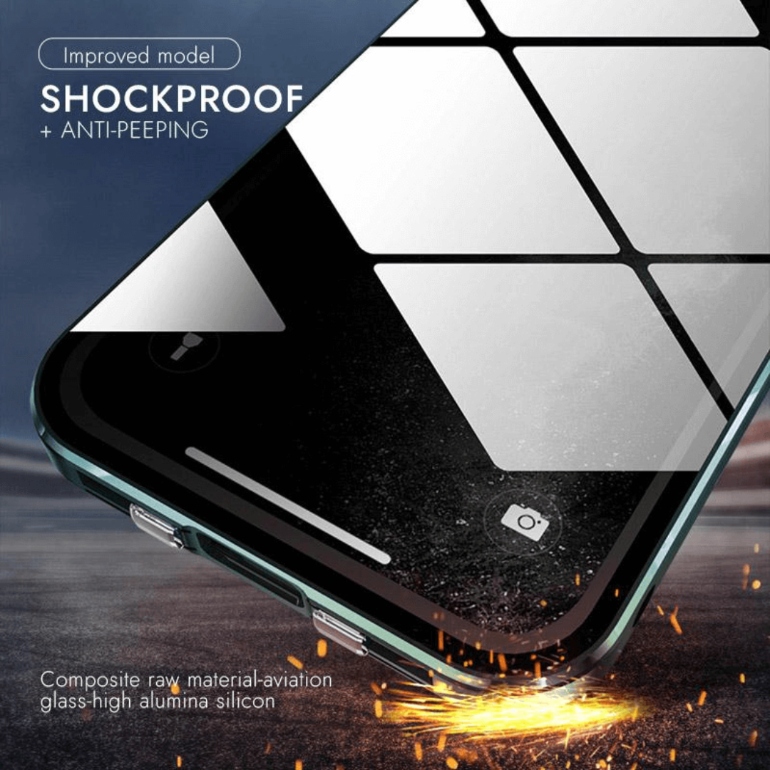 360° Shield Magnetic iPhone Case with Privacy Feature