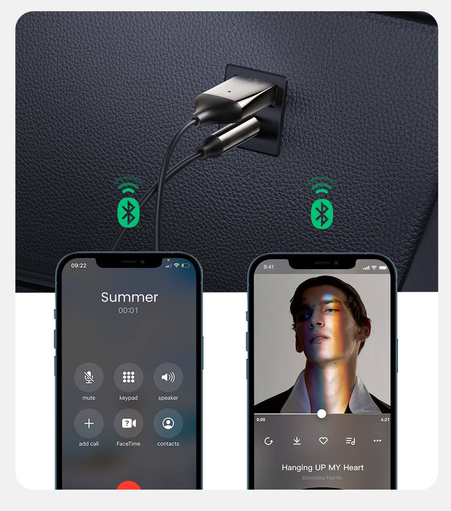 Wireless Music Streaming Adapter for Car Audio