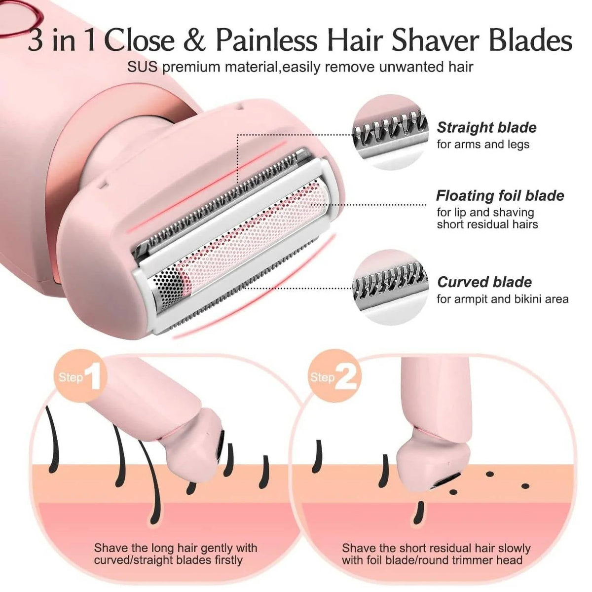 SilkGlide Women's Electric Shaver