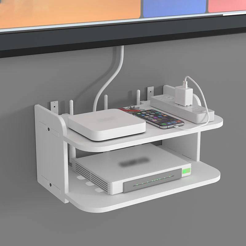Smart Home Router Organizer with Cable Management