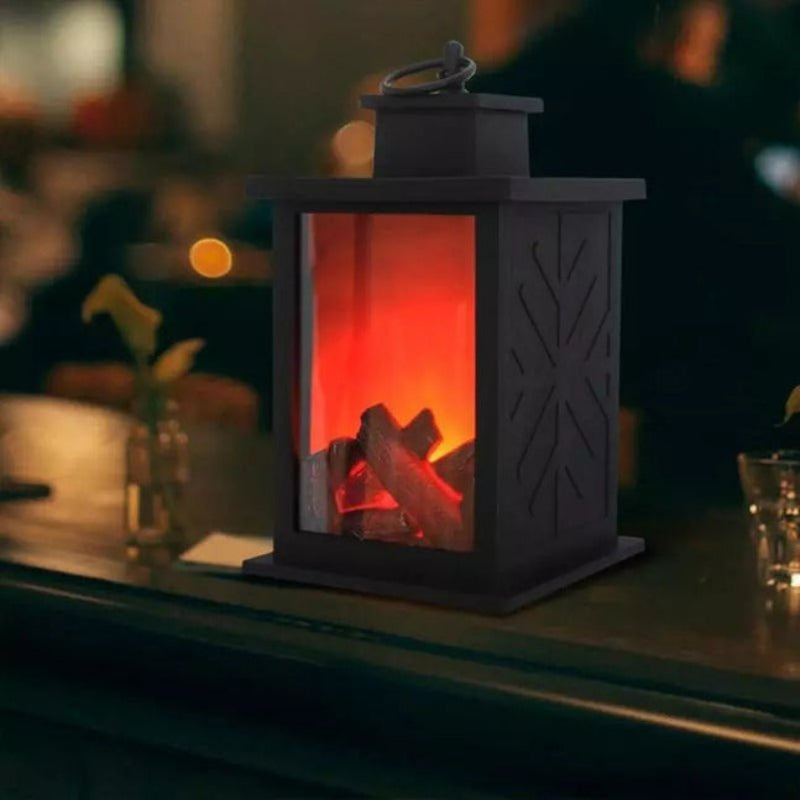 FlickerGlow Hanging LED Lantern for Cozy Ambiance