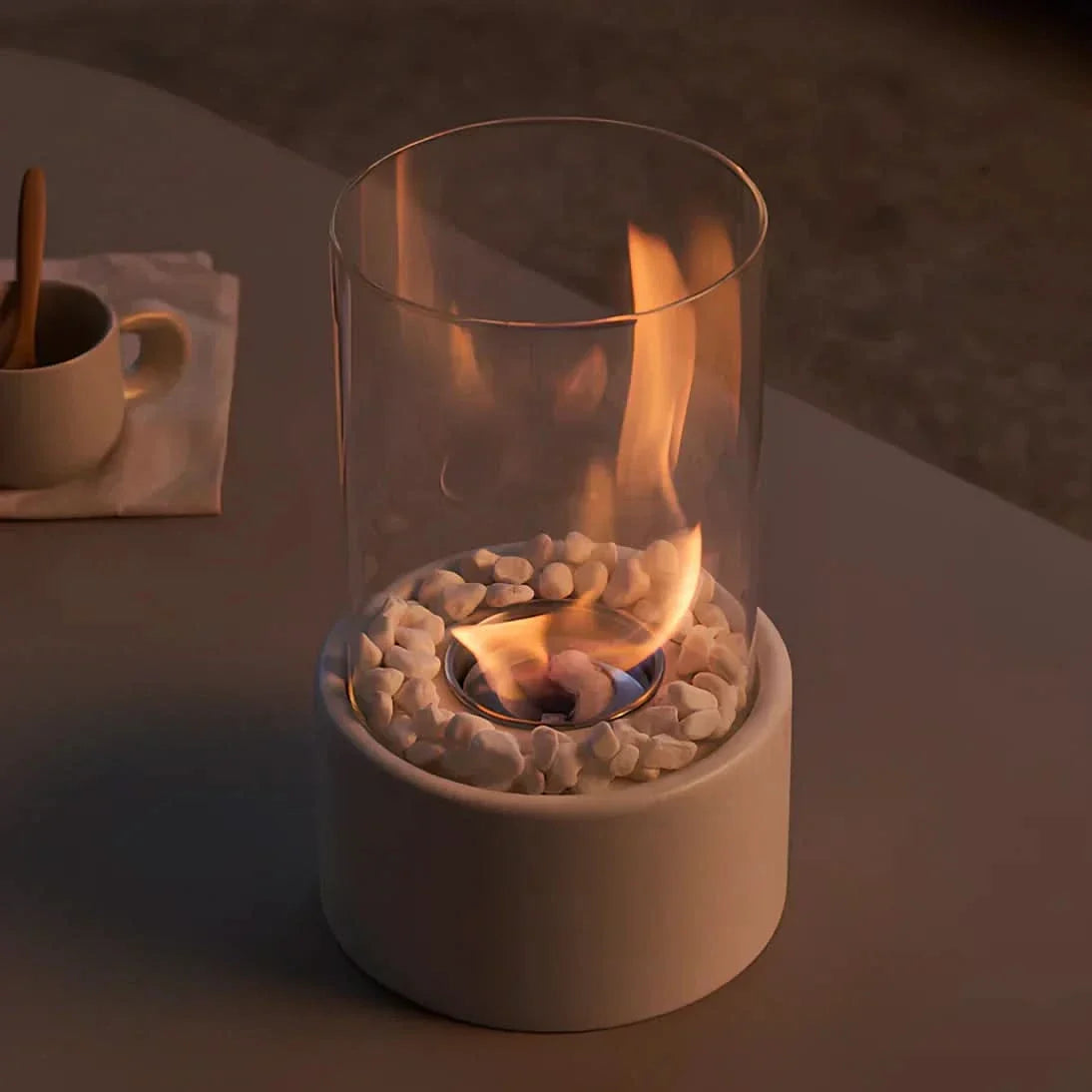 LuxeFlame – Portable Bioethanol Tabletop Fireplace
