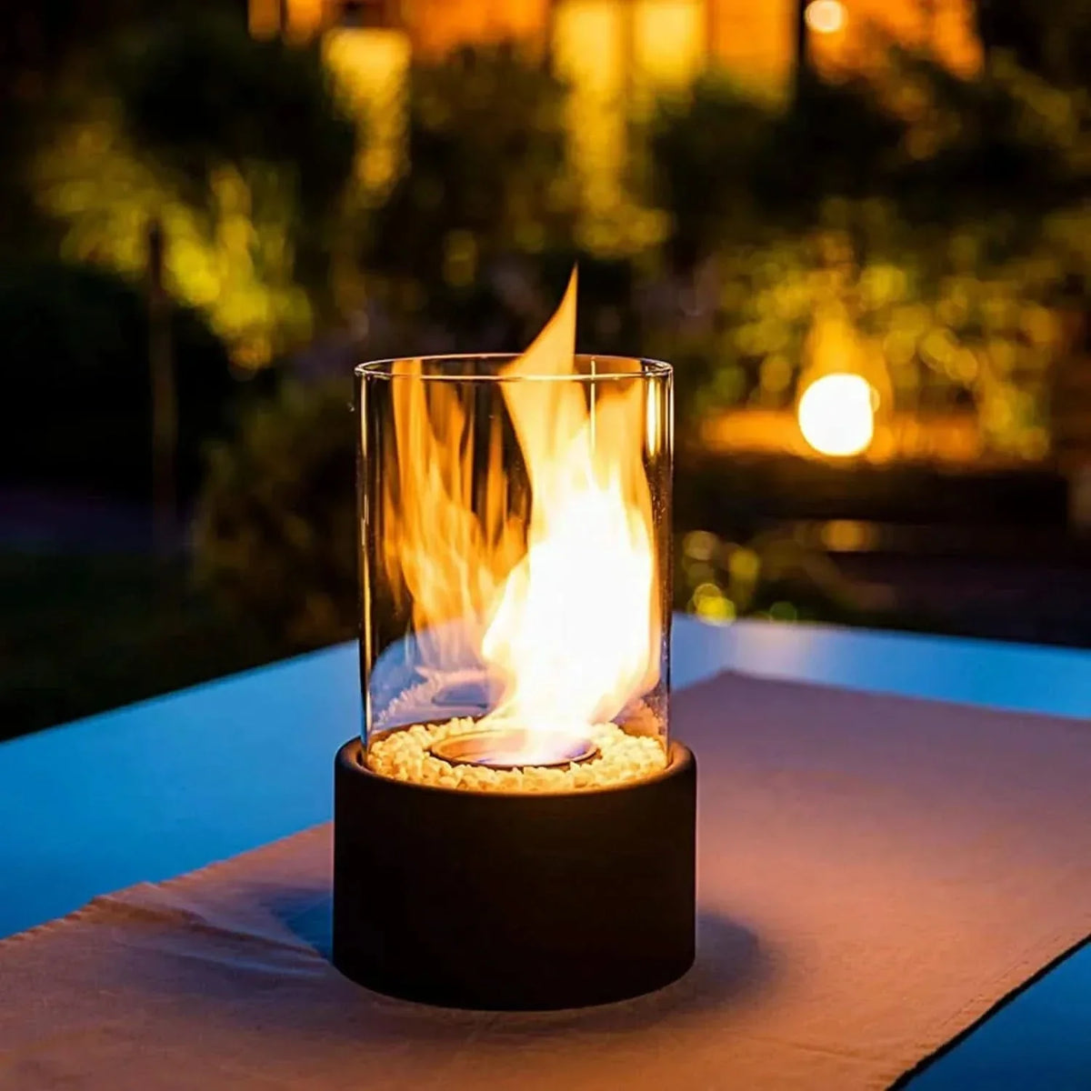 LuxeFlame – Portable Bioethanol Tabletop Fireplace