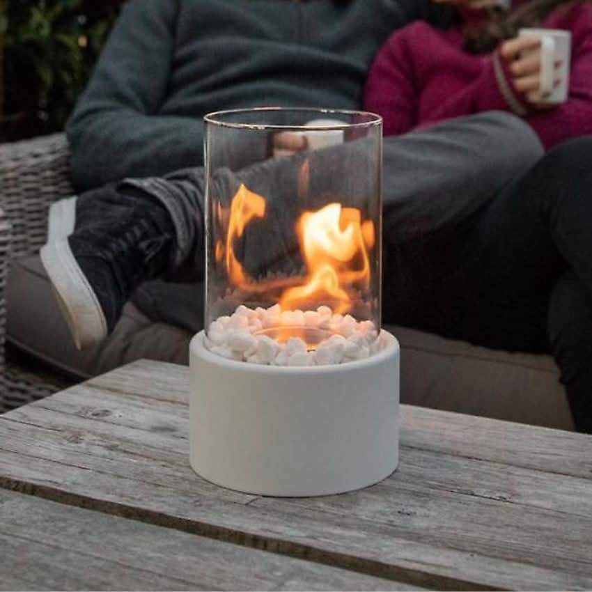 LuxeFlame – Portable Bioethanol Tabletop Fireplace